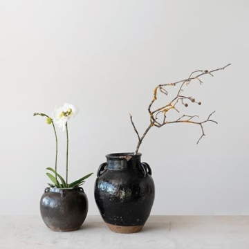 Creative Co-Op Decorative Clay Jar for Unique Decor