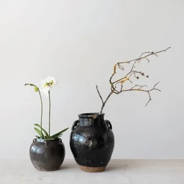 Creative Co-Op Decorative Clay Jar for Unique Decor
