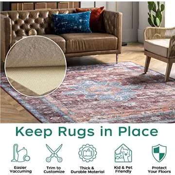 BAGAIL BASICS Non-Slip Rug Pad for Area Rugs