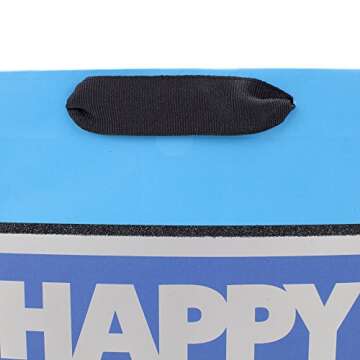 Hallmark 13" Large Father's Day Gift Bag with Tissue Paper (Blue and Lime Green) for Dads, Step-Dads, Grandfathers, Uncles, Dads-to-Be