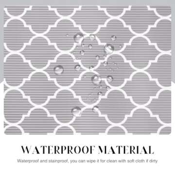 Glotoch Non Adhesive Shelf Liners, Durable & Waterproof