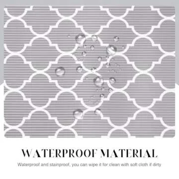 Glotoch Non Adhesive Shelf Liners, Durable & Waterproof