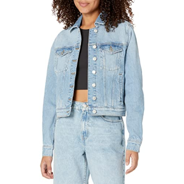 The Drop Women's Jai Cropped Denim Jacket – Perfectly Chic Casual Wear