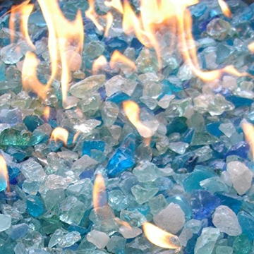Hiland Bahama Blend Firepit Glass for Your Outdoor Oasis