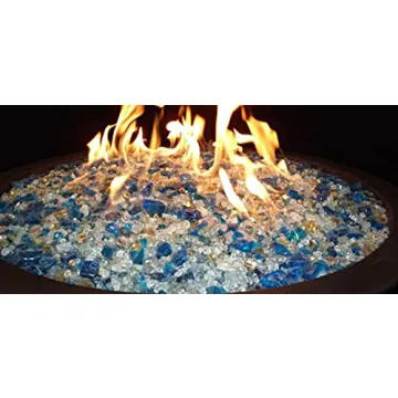 Hiland Bahama Blend Firepit Glass for Your Outdoor Oasis