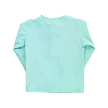 RUGGEDBUTTS® Baby/Toddler Boys Long Sleeve Rash Guard Swim Shirt w/UPF 50+