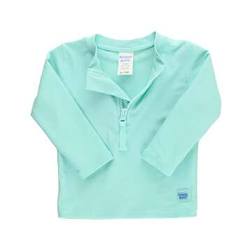 RUGGEDBUTTS® Baby/Toddler Boys Long Sleeve Rash Guard Swim Shirt w/UPF 50+