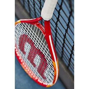 Wilson US Open 21 Junior/Youth Recreational Tennis Racket, Red/Yellow