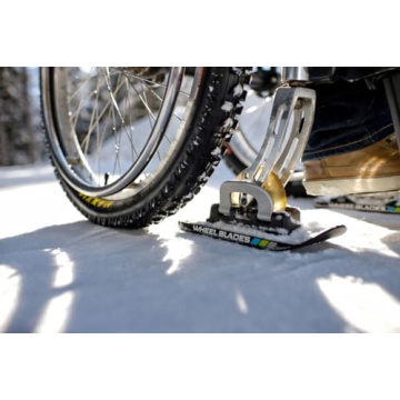Wheel Blades Standard Wheelchair Skis for Snowy Adventures