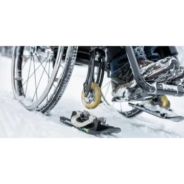 Wheel Blades Standard Wheelchair Skis for Snowy Adventures
