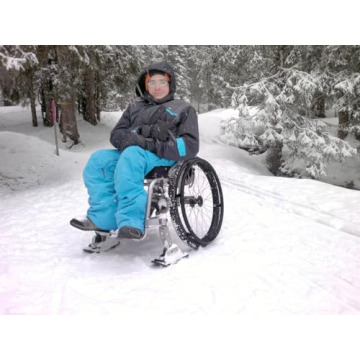 Wheel Blades Standard Wheelchair Skis for Snowy Adventures