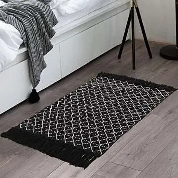 Boho Entryway Rug 2' x 3' - Stylish Washable Accent