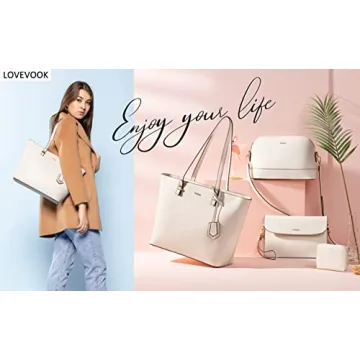 LOVEVOOK Handbags 4pcs Purse Set for Stylish Women