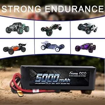 Gens ace 5000mAh 11.1V LiPo Battery for RC Cars Power
