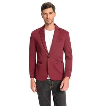 Men's Slim Fit Business Blazer for All Occasions