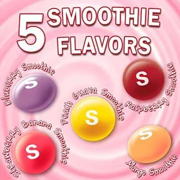 SKITTLES Smoothies Chewy Candy Bulk Pack - 6 Bags