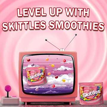 SKITTLES Smoothies Chewy Candy Bulk Pack - 6 Bags