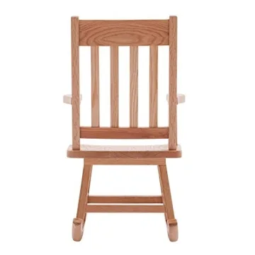 ECR4Kids Solid Oak Kids Rocking Chair, Safe & Durable