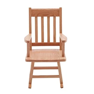 ECR4Kids Solid Oak Kids Rocking Chair, Safe & Durable