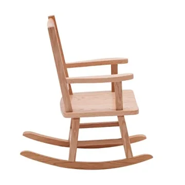 ECR4Kids Solid Oak Kids Rocking Chair, Safe & Durable