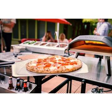 Ooni Koda 12 Gas Pizza Oven - Essentials Pizza Oven Bundle with 12" Perforated Pizza Peel Included