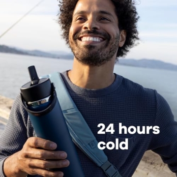 Hydro Flask Wide Flex Straw Cap Oat 40 Oz Cool and Convenient Water Bottle