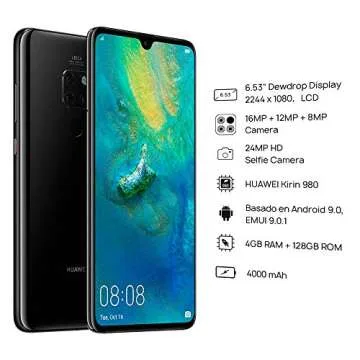 Huawei Mate 20 Smartphone with Triple Camera and 128GB Storage