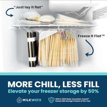 Space-Saving Freeze Milk Organizer for New Mothers