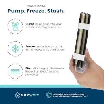 Space-Saving Freeze Milk Organizer for New Mothers