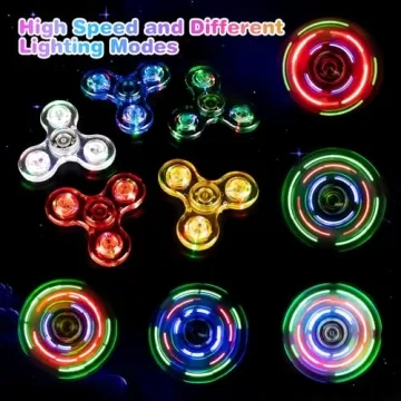 FIGROL Light Up Fidget Spinners | Fun & Stress Relief