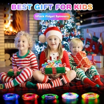 FIGROL Light Up Fidget Spinners | Fun & Stress Relief