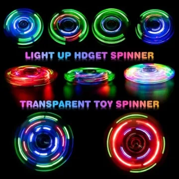 FIGROL Light Up Fidget Spinners | Fun & Stress Relief