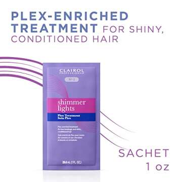 Clairol Shimmer Lights Plex Treatment - Revitalize Blonde Hair, 1 oz