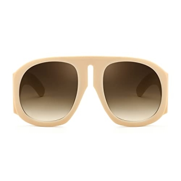 Stylish FEISEDY Retro Aviator Sunglasses for Everyone