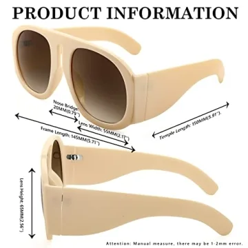 Stylish FEISEDY Retro Aviator Sunglasses for Everyone