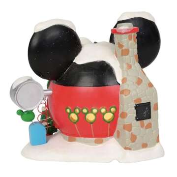 Department 56 Disney Village Mickey's Balloon Inflators Lit Building, 6.75 Inch, Multicolor