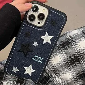 Stylish Denim iPhone Case with Full Body Protection