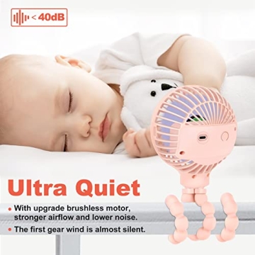 TRELC 2024 Upgraded Mini Handheld Portable Fan for Kids