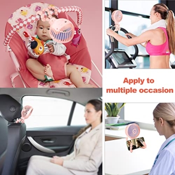 TRELC 2024 Upgraded Mini Handheld Portable Fan for Kids