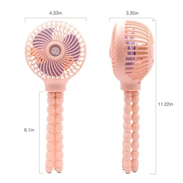 TRELC 2024 Upgraded Mini Handheld Portable Fan for Kids
