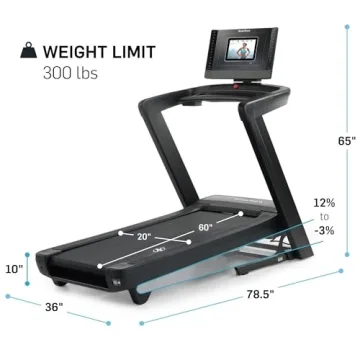 NordicTrack 1250 Treadmill: iFIT Enabled with Touchscreen