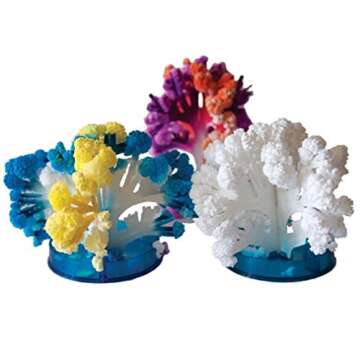 Crystal Growing Coral Reef Kit | Copernicus Toys Official Terraformer kit | Grows in hours | Facts and instructions included