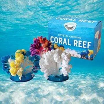 Crystal Growing Coral Reef Kit | Copernicus Toys Official Terraformer kit | Grows in hours | Facts and instructions included