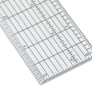 Precision Westcott Grid Ruler with Metal Edge 12 Inch