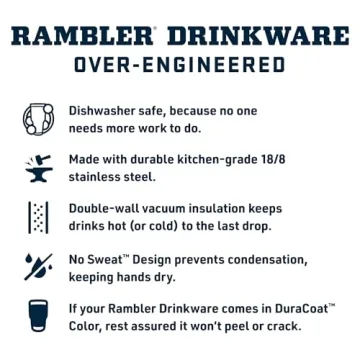 YETI Rambler 35 oz Tumbler with Handle and Straw Lid