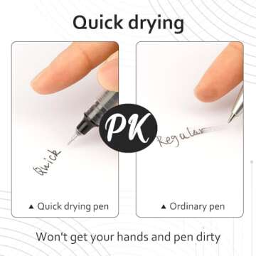 Viksio Rollerball Pens Set - Fine Point Writing Made Easy