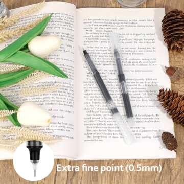 Viksio Rollerball Pens Set - Fine Point Writing Made Easy