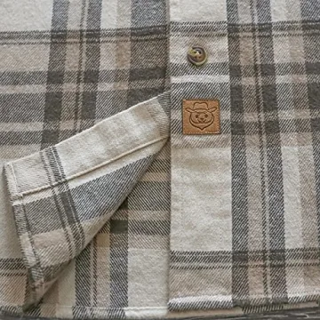Men's 100% Cotton Long Sleeve Flannel Shirt