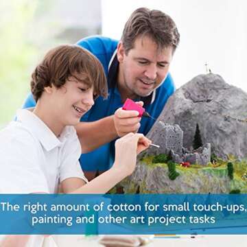 NuValu Cotton Swabs - 100% Cotton, Double Tipped (1000 Count)