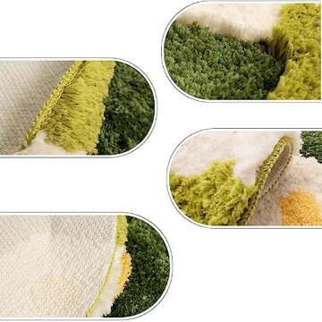 Moss Rug 3D Stereo Irregular Plush Area Rug